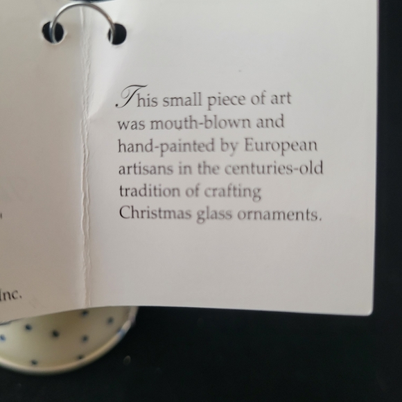 Vintage Handmade/Mouth-Blown/Painted By EuropeanArtisans Golden Bell Collection - Picture 10 of 14